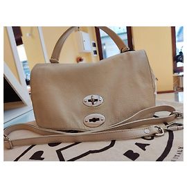 Zanellato Postina Handtasche aus Hammelleder Creme Andere