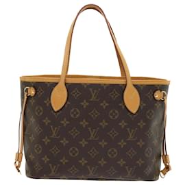 Louis Vuitton-LOUIS VUITTON Monogram Neverfull PM Tote Bag M40155 Auth LV 46107-Monogramme