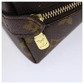 Louis Vuitton-LOUIS VUITTON Monogram Trousse Demi Ronde Pochette Cosmétique M47520 Auth LV 46397-Monogramme