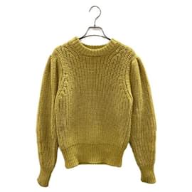 Isabel Marant Etoile-****ISABEL MARANT ETOILE Yellow Rib Knit Sweater-Yellow