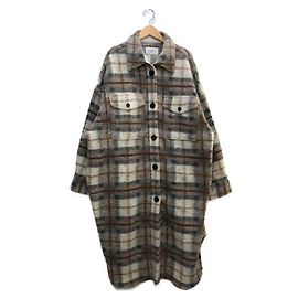 ****ISABEL MARANT ETOILE Wollmäntel mit Karomuster Mehrfarben
