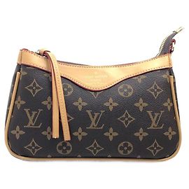 Bolsa Louis Vuitton de couro marrom Marrom