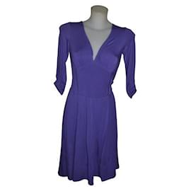 Twin Set Vestido roxo Roxo escuro