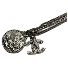 Collar Chanel plata Plata