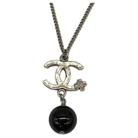 Chanel-***CHANEL  Pearl necklace-Black