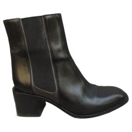 Sartore leather ankle boots black 37.5 IT Black