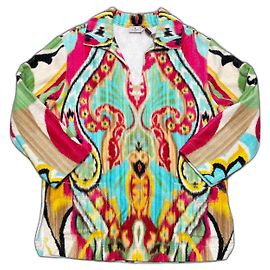Blusa de felpa Etro em algodão multicolor Multicor