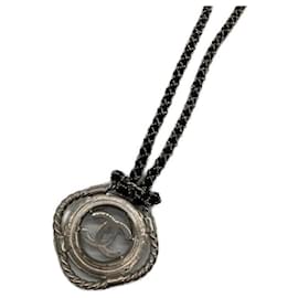 Chanel-***CHANEL  circle coco mark necklace-Other