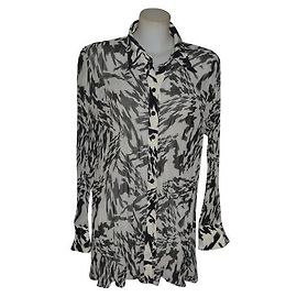 Escada Shirt Black White