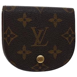 Louis Vuitton-Moeda LOUIS VUITTON Monograma Porte Monnaie Guze M61970 LV Auth yk7396b-Monograma