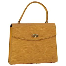 Louis Vuitton-Bolsa de mão LOUIS VUITTON Epi Malesherbes Tassili Amarelo Jonne M52379 auth 45445-Outro