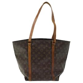 Louis Vuitton-LOUIS VUITTON Monogram Sac Shopping Tote Bag M51108 LV Auth 45522-Monogram