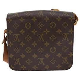 Louis Vuitton-LOUIS VUITTON Monogram Cartouchiere MM Shoulder Bag M51253 LV Auth ar9650b-Monogram