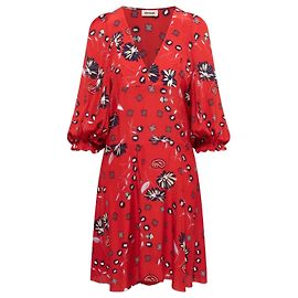 Autre Marque Zadig & Voltaire Seidenkleid Rot Rot