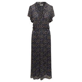 Robe longue Zadig & Voltaire bleu marine viscose Bleu foncé