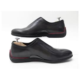 Berluti-ZAPATOS NINE BERLUTI MOCASIN FERRARI S4513-002 7 41 Zapatos de cuero negro-Negro