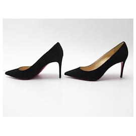 Escarpins en daim Spikyshells - CHRISTIAN LOUBOUTIN