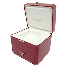 Cartier-BOITE CARTIER COWA0045 POUR MONTRE TIROIR BIJOUX PANTHERE SANTOS WATCH BOX-Rouge