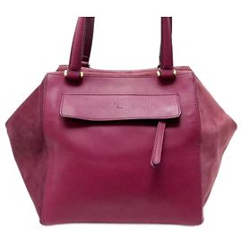 NOVA BOLSA FENDI BOXY 8BN251 BOLSA DE COURO CAMURÇA BORDEAUX Bordeaux