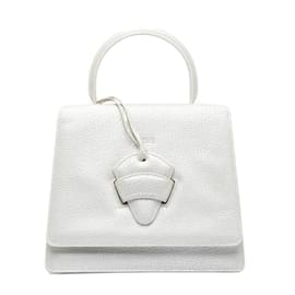 Loewe-Barcelona-Handtasche aus Leder-Weiß