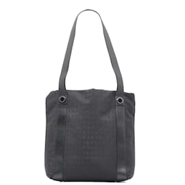 Bulgari-Einkaufstasche aus Canvas mit Bvlgari-Logo, Einkaufstasche aus Canvas in ausgezeichnetem Zustand-Schwarz