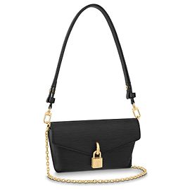 Louis Vuitton Cadeado LV na alça novo Preto