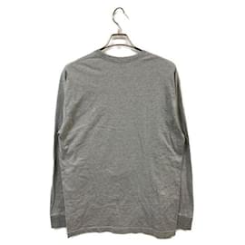 Autre Marque-****Felpa a maniche lunghe grigia STUSSY-Grigio