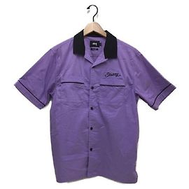 Autre Marque ****Camicia a maniche corte viola STUSSY Porpora