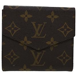 Louis Vuitton-LOUIS VUITTON Monogram Porte Monnaie Bier Cartes Crdit Portafoglio M61652 LV yk7394B-Monogramma