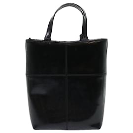 Gucci-GUCCI Hand Bag Patent leather 2way Shoulder Bag Black 000-2113-0553 Auth ar9686b-Black