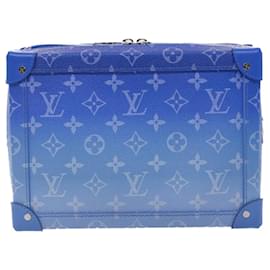 Louis Vuitton-LOUIS VUITTON Monogram Clouds Soft Trunk Umhängetasche Blau M45430 LV Auth 46350BEIM-Weiß,Blau