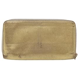 Louis Vuitton-LOUIS VUITTON Zippy Wallet Long Wallet Suhari Gold M95569 LV Auth 45569-Golden