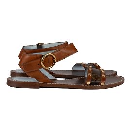Louis Vuitton Passenger Flat Sandals Brown