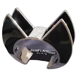 Saint Laurent-Saint Laurent Smoking-Manschette / Armband-Schwarz