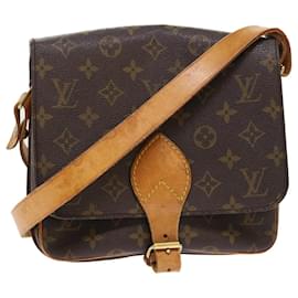 Louis Vuitton-LOUIS VUITTON Monogram Cartouchiere MM Shoulder Bag M51253 LV Auth rd5369-Monogram