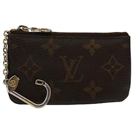 Louis Vuitton-LOUIS VUITTON Monogram Pochette Cles Porte-monnaie M62650 Auth LV 46327-Monogramme