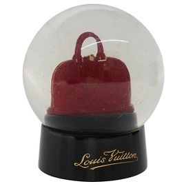 LOUIS VUITTON Snow Globe Alma Glass VIP Only Clear LV Auth 45199 Other