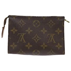 Louis Vuitton-Louis Vuitton Monogram Poche Toilette 15 Pouch M47546 LV Auth 46289-Monogram