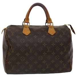 Louis Vuitton-Louis Vuitton Monogram Speedy 30 Hand Bag M41526 LV Auth 46218-Other
