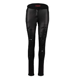 Autre Marque Diliborio Distressed Leather Pants Black