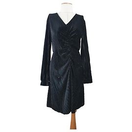 Robe Max Mara en velours noir Noir