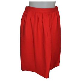 Miu Miu Saia de comprimento médio Vermelho