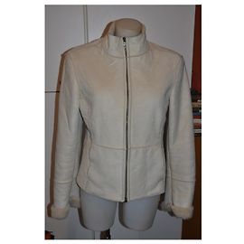 Liu.Jo eco-sheepskin Eggshell