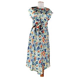 Robe à fleurs Ralph Lauren en polyester Taille M Multicolore