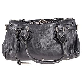 Chloé Borsa a cartella Chloe Paddington in pelle nera Nero