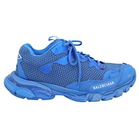 Balenciaga-Balenciaga Blue Track 3 Sneakers-Blue