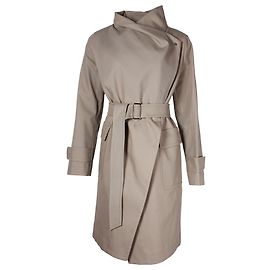 Gabardina Max Mara City de algodón beige Beige