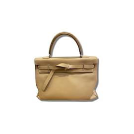 Hermès-HERMES  Handbags T.  Leather-Beige