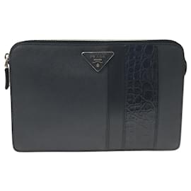 Prada-Prada Saffiano-Navy blue