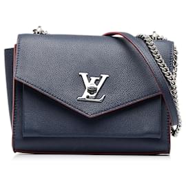 Louis Vuitton-Louis Vuitton Blue My Lockme BB-Blue,Navy blue